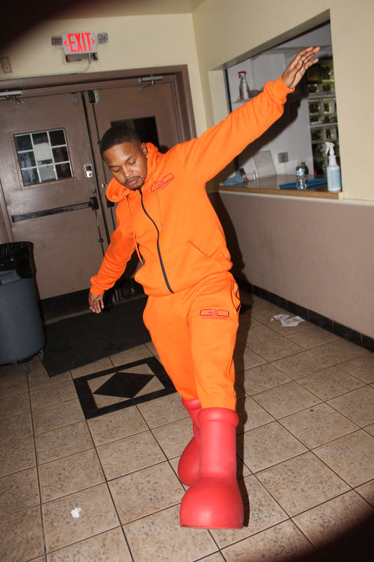 Gettin It Off ‘Zip Hoodie’ (Orange) PRE-ORDER