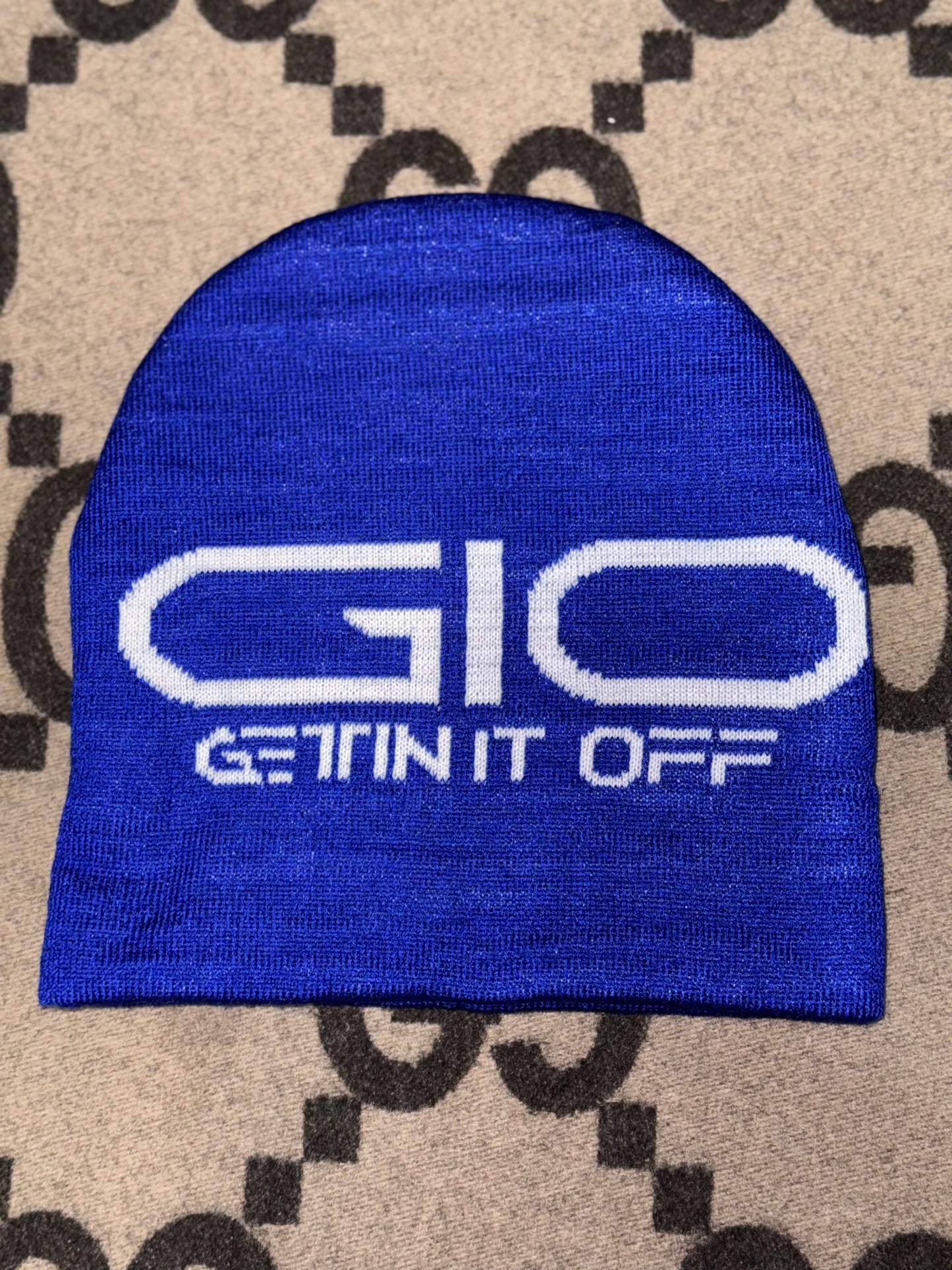 GETTIN IT OFF- Jacquard Beanie