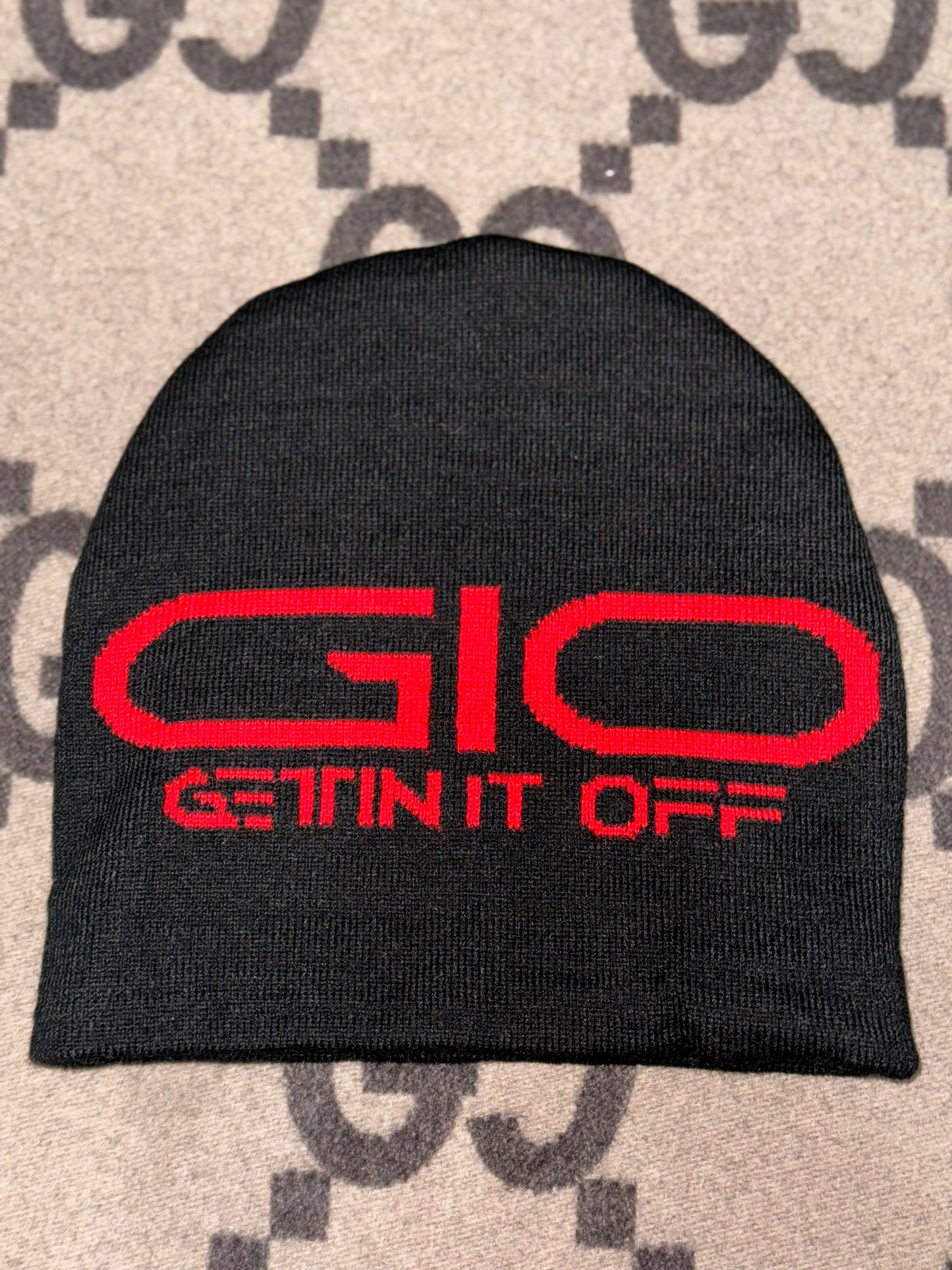 GETTIN IT OFF- Jacquard Beanie