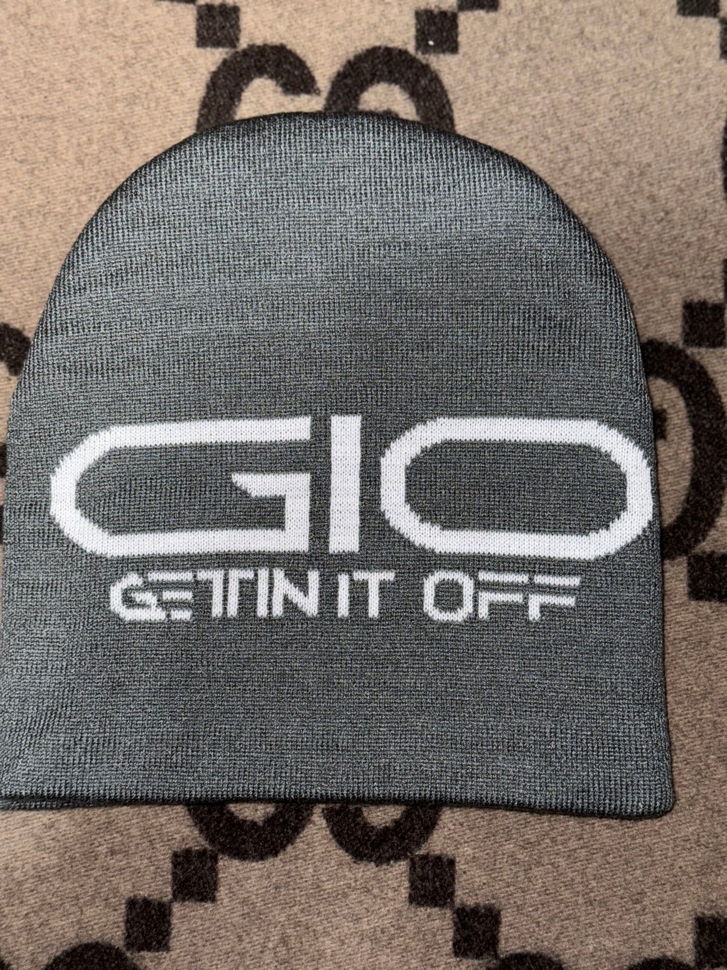 GETTIN IT OFF- Jacquard Beanie