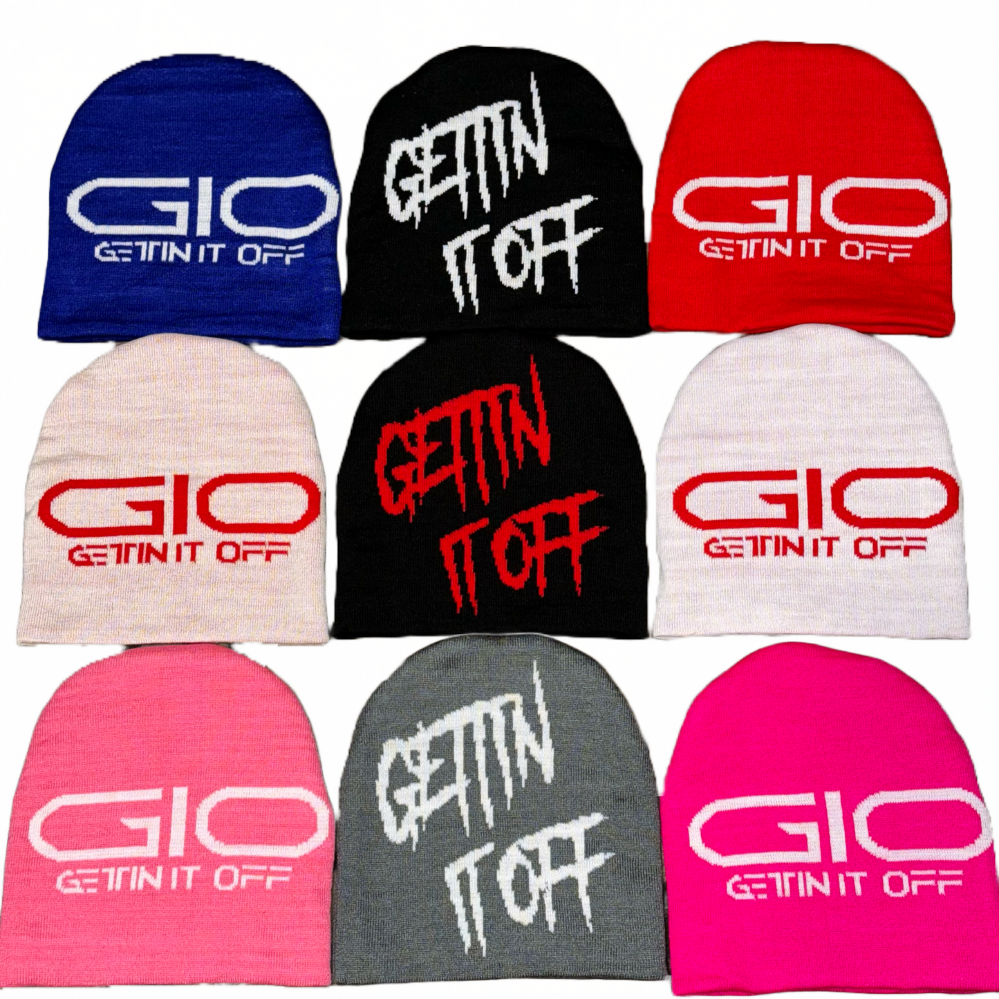 GETTIN IT OFF- Jacquard Beanie