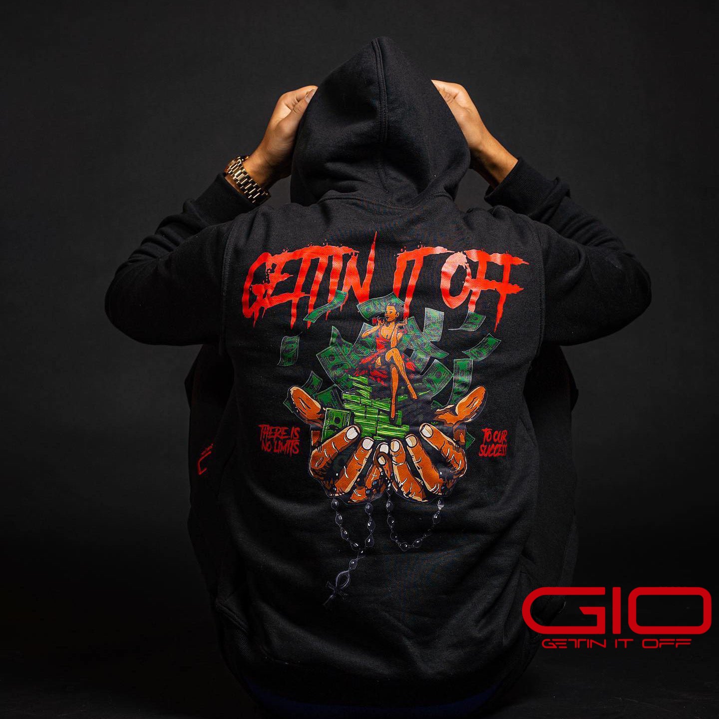 GETTIN IT OFF ‘Hoodie’ (Black) Pre-Order